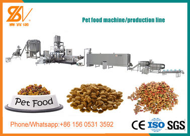 Ligne industrielle acier inoxydable 304 de production alimentaire d'animal familier d'alimentation des animaux