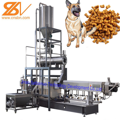 100-2000kg/Hr chien sec humide automatique industriel Cat Food Extruder