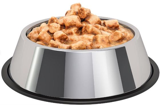 Ligne de production d'extrudeuse entièrement automatique pour aliments humides pour chiens de compagnie à Saibainuo