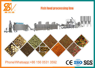 Équipement de traitement des poissons d'Aqua, chaîne de fabrication d'alimentation de poissons 150-1000 kg/h heures