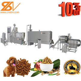 Équipement d'extrusion de nourriture pour animaux de compagnie à double vis flexible 200-250 kg/h
