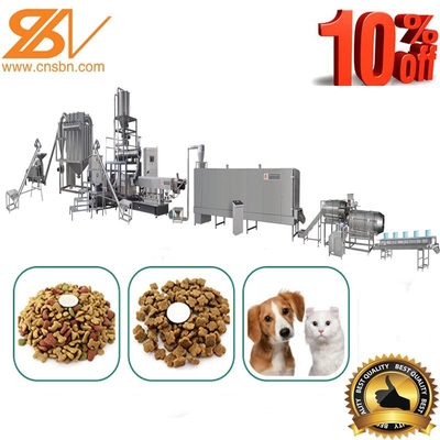 Aliment pour animaux familiers automatique économiseur d'énergie faisant l'usine de production alimentaire de chien de machines