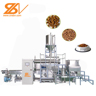 Équipement d'extrusion automatique des aliments secs pour animaux de compagnie SLG95 SLG120