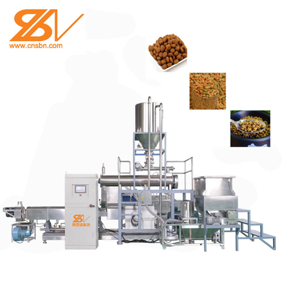 Ligne de production professionnelle automatique complète d'aliments pour animaux de compagnie