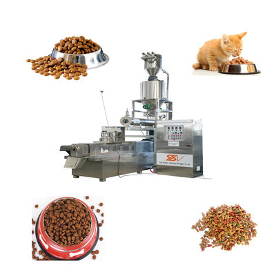 220-260 kg/h ligne de production de nourriture pour chiens à grande vitesse