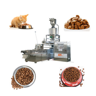 Extrudeuse automatique professionnelle de nourriture pour chiens 3-5 travailleurs