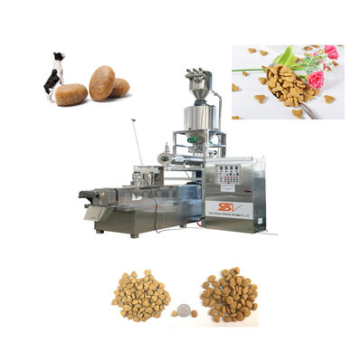 Machine de transformation des aliments pour animaux de compagnie secs / machine de fabrication avancée de nourriture pour chiens