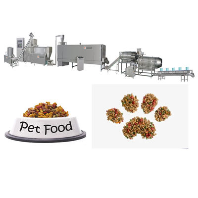 Équipement entièrement automatique de transformation des aliments pour animaux de compagnie de qualité alimentaire Conception raisonnable