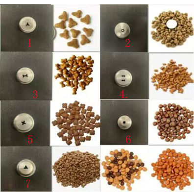 Ss 304 ligne de transformation de nourriture pour animaux de compagnie à double vis automatique