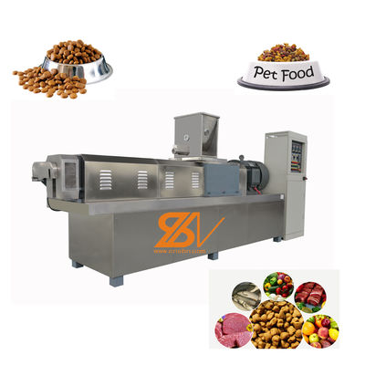 Ligne de production professionnelle automatique complète d'aliments pour animaux de compagnie