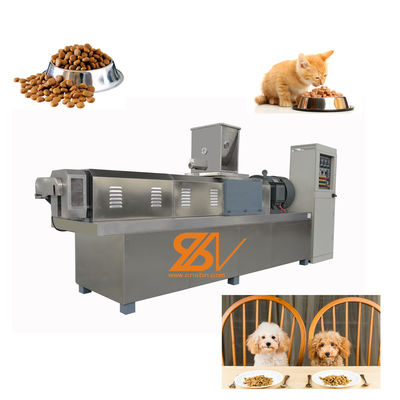 201 ligne de nourriture pour animaux de compagnie en acier inoxydable, extrudeuse de nourriture pour chiens à faible bruit