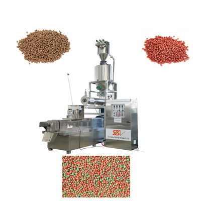 Extrudeuse à double vis flottante et coulante machine de fabrication d'aliments pour poissons