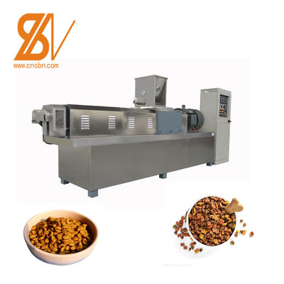 Machine à extruder automatique à double vis pour la production de nourriture finie pour animaux de compagnie