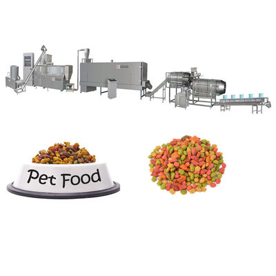 Ligne de traitement de l'extrudeuse pour aliments pour animaux de compagnie Siemens Motor Twin Screw pour la production