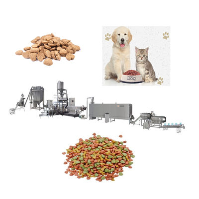 SBN Automatique ligne de transformation de la nourriture pour animaux de compagnie pour chats, machine de fabrication de nourriture pour chiens Ss 304