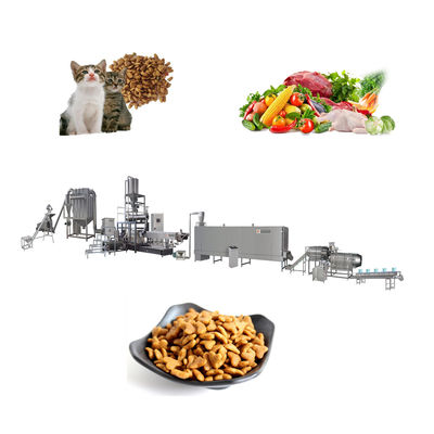 304 Staineless Full Automatic Pet Food Making Machine in Saibainuo company