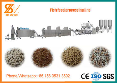 Machines de fabrication d'aliments pour poissons flottants en acier inoxydable à double vis