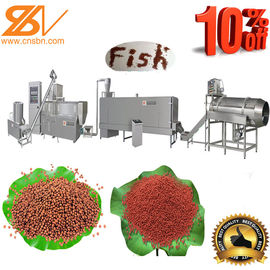 Machines de fabrication d'aliments pour poissons flottants en acier inoxydable à double vis