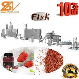 Machine de traitement des aliments pour poissons entièrement automatique Extrudeuse ligne 380v / 50hz Voltage