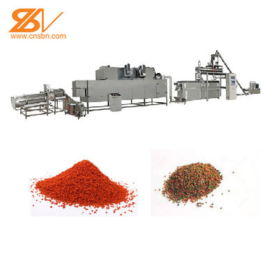 250 kg/h ligne de production d'extrudeuses pour aliments pour petits poissons