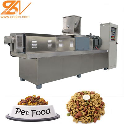 Machine de fabrication de nourriture pour chiens en acier inoxydable entièrement automatique avec contrôle PLC