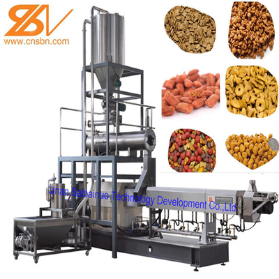 Machine automatique d'extrusion industrielle de nourriture pour chiens 150 kg/h