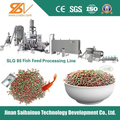 SLG65 Machine d'extrusion flottante pour aliments pour poissons / Ss usine de fabrication flottante d'aliments pour poissons