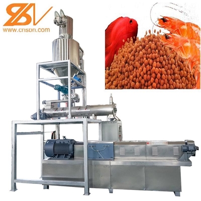 Ligne de production d'extrudeuses automatiques pour l'alimentation des poissons avec technologie avancée