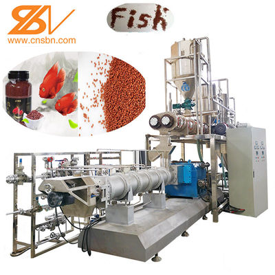 Ligne de production d'aliments pour poissons et crevettes automatiques, capacité 500 kg/h