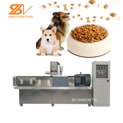 Machine de production d'extrudeuses pour aliments pour animaux de compagnie