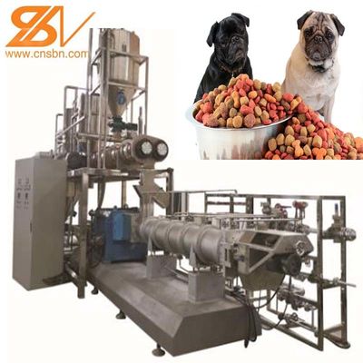 Ligne de production d'aliments pour animaux de compagnie 2-3t/H, extrudeuse