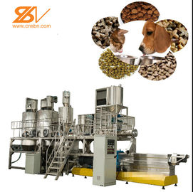 Machine d'extrudeuse d'aliment pour animaux familiers de certification de la CE à faire pour poursuivre l'aliment pour animaux familiers de chat avec à faible bruit