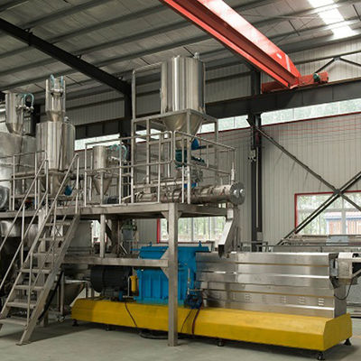 Machine de flottement de séchage d'extrudeuse d'alimentation des poissons 100kg/Hr