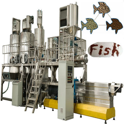 Granule de flottement jumeau d'alimentation de poissons de la vis 2TPH faisant l'énergie de l'électricité de machine