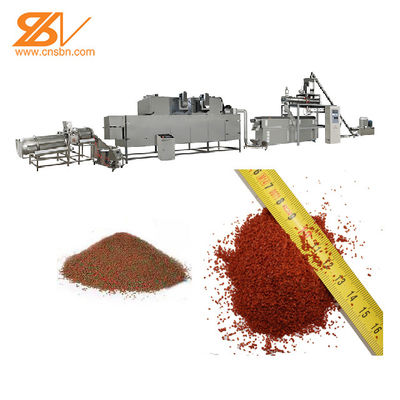 Alimentation de flottement inoxydable de poissons de double vis faisant à machine 2 ou 3 t/h