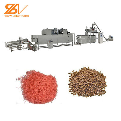 Poissons de flottement de boudineuse à vis de double de la Chine alimenter la chaîne de production de granule d'alimentation des animaux