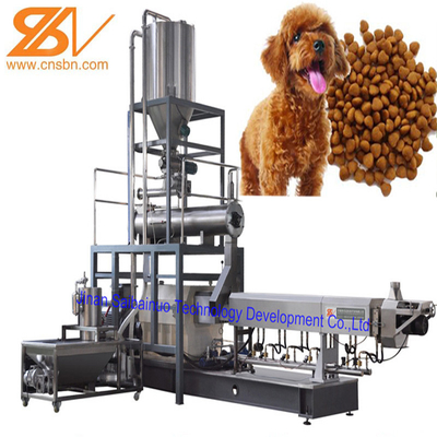 Humide sec aliment pour animaux familiers de la machine SS201 d'aliment pour animaux familiers machine de développement l'extrudeuse d'aliments pour chiens