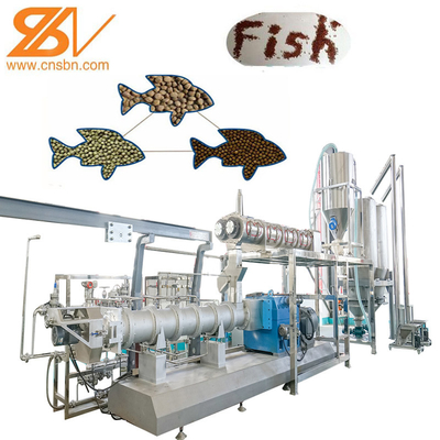 2 Ton/H ont expulsé granule de flottement d'alimentation de poissons faisant la machine