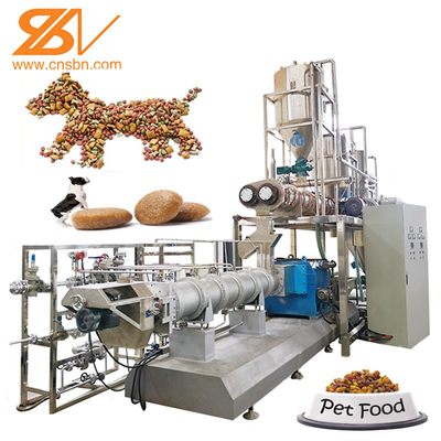 Ligne de production entièrement automatique d'équipements pour chiens de compagnie de 500 kg/h